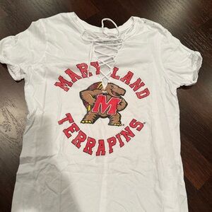 UMD Lace-Up Top